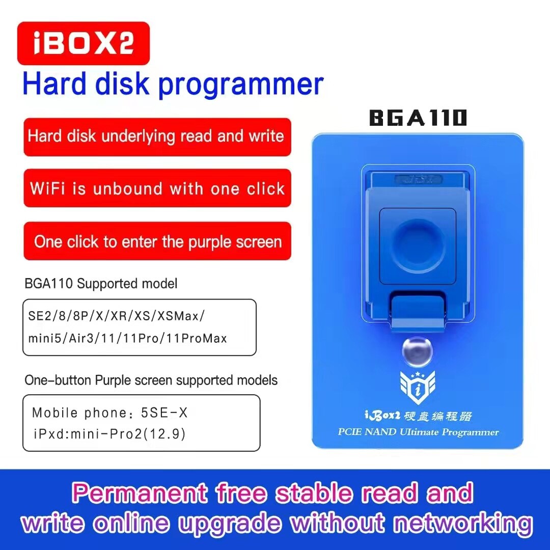 IBOX2 BGA110 α׷ iBox for iPhone SE-11 Pro M..